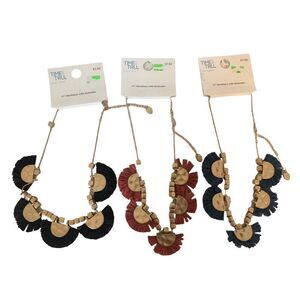 Brand New Time & Tru Lot of Three (3) 17” Necklace w/ Extender